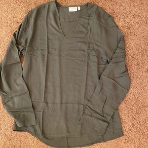 Asos Design V-Neck long sleeve shirt